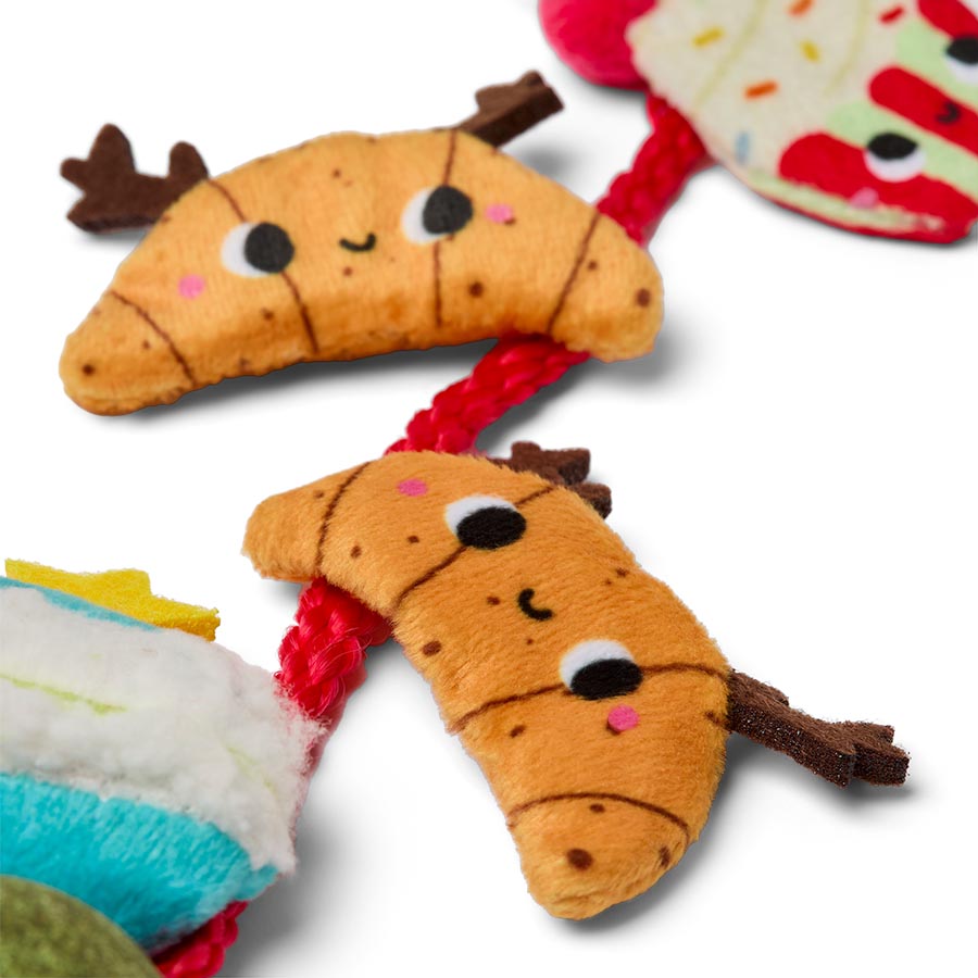 Christmas Crinkly Patisserie Pals Catnip Toy – Festive Bakery-Theme for Cats